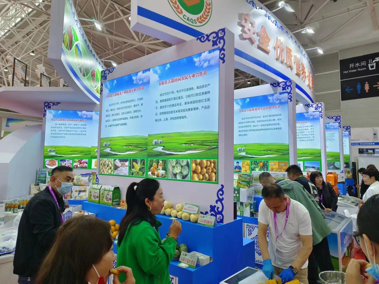 五原县农产品闪耀青岛世博会，展示现代农业新风貌