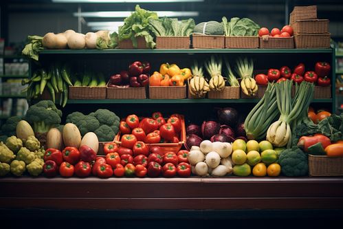 农产品新鲜蔬菜货架摄影指南